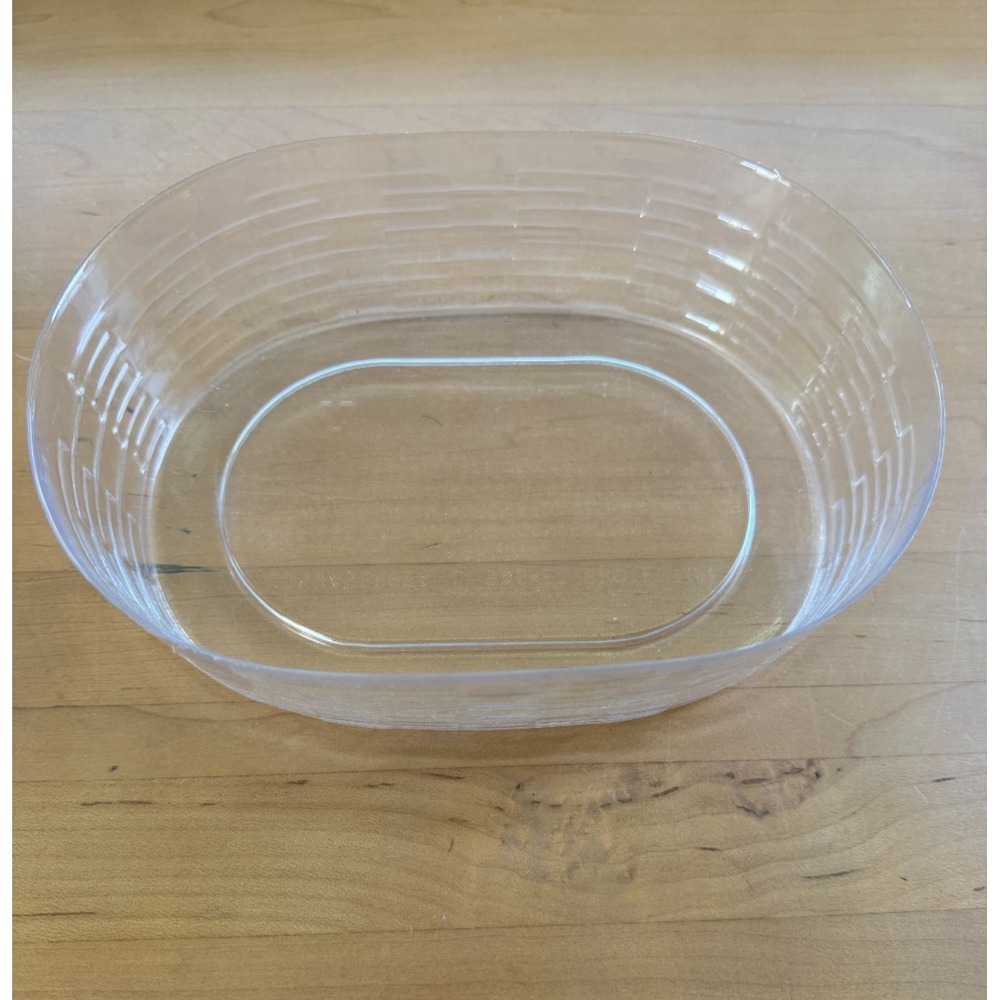 Longaberger Basket Clear Plastic Protector #42170 8.75"L x 6.75"W x 3.25"H